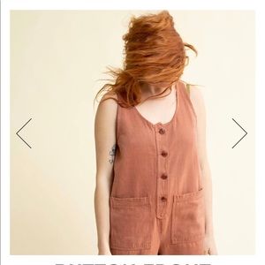 Jungmaven Hemp and Cotton Button-Up Jumpsuit